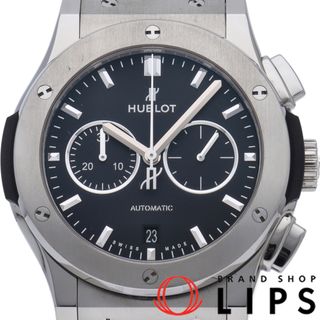 ウブロ(HUBLOT)のウブロ クラシック フュージョン クロノグラフ チタニウム 42mm Classic Fusion Titanium Chronograph 541.NX.1171.LR 箱 保証書 チタン/ラバー メンズ時計 ブラック 仕上げ済 美品 【中古】(その他)