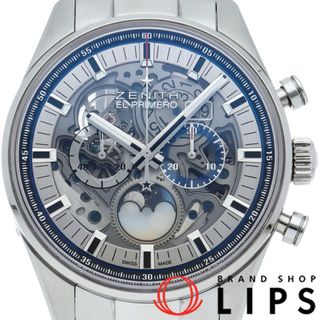 ゼニス(ZENITH)のゼニス クロノマスター エル プリメロ グランド デイト フルオープン ウォッチ 44mm Chronomaster El Primero Grande Date Full Open 44mm 03.2530.4047/78.M2530 箱 保証書 SS メンズ時計 透明 仕上げ済 美品 【中古】(その他)