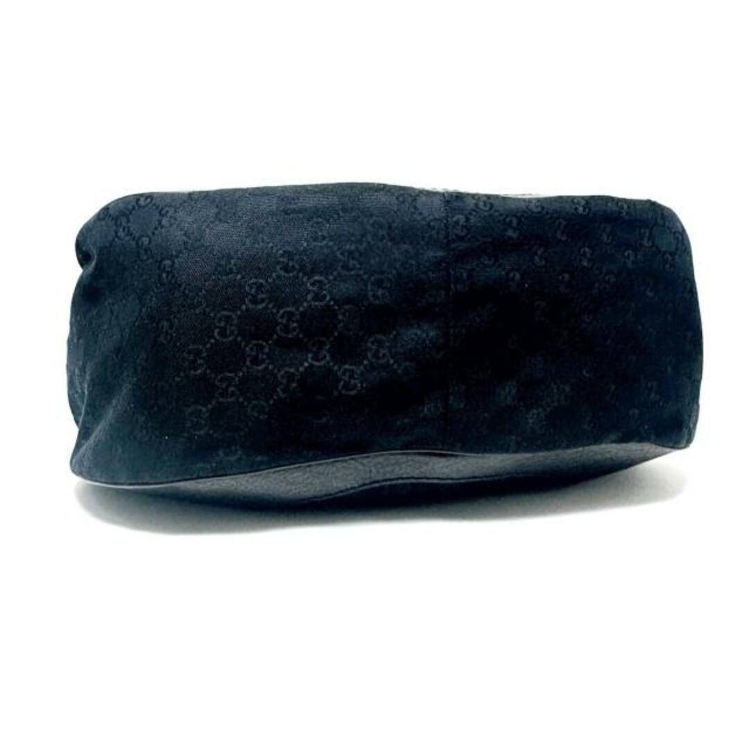 Gucci(グッチ)のGUCCI(グッチ) トートバッグ シャーロット 203504 黒 ジャガード×レザー レディースのバッグ(トートバッグ)の商品写真