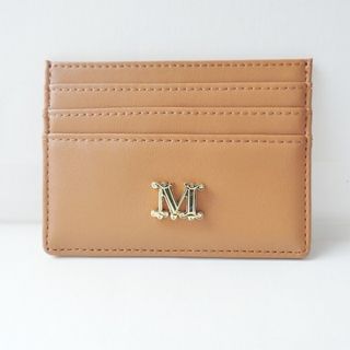 マックスマーラ(Max Mara)のMax Mara(マックスマーラ) カードケース美品  - ブラウン レザー(名刺入れ/定期入れ)