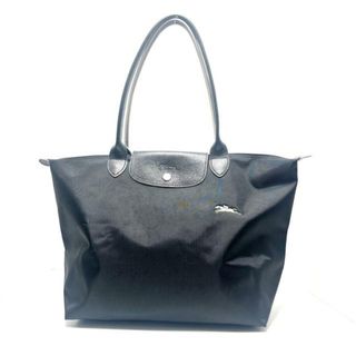 ロンシャン(LONGCHAMP)のLONGCHAMP(ロンシャン) ショルダーバッグ ル・プリアージュクラブ 黒 折りたたみ ナイロン×レザー(ショルダーバッグ)