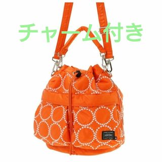 希少 ミナペルホネン ポーター 2WAY TOOL BAG オレンジ 完売品