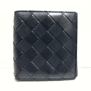 ボッテガヴェネタ(Bottega Veneta)のBOTTEGA VENETA(ボッテガヴェネタ) 札入れ美品  イントレチャート 黒 レザー(財布)