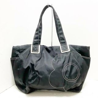 MARY QUANT(マリークワント) トートバッグ - 黒×白 ナイロン