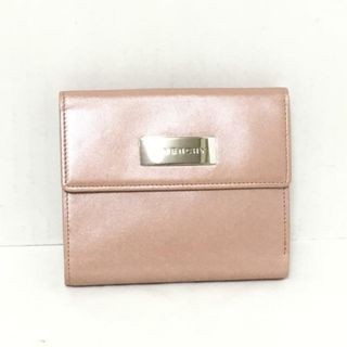 GIVENCHY - GIVENCHY(ジバンシー) Wホック財布 - ピンク レザー