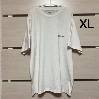 ジーユー(GU)のGU メンズ ACTIVE Tシャツ バックプリント（ホワイト）XL(Tシャツ/カットソー(半袖/袖なし))