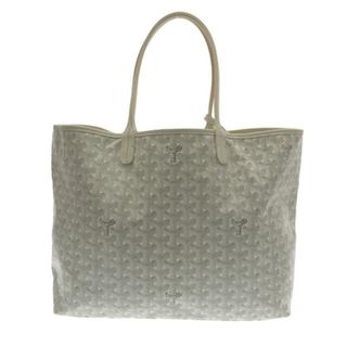 GOYARD(ゴヤール) トートバッグ サンルイPM STLOUIPMLTY50CL50P 白×ライトグレー×ダークグレー コーティングキャンバス×レザー