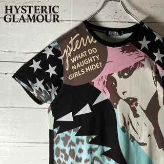 HYSTERIC GLAMOUR - G7 【入手困難】ヒステリックグラマー☆ヒスガール 総柄 Tシャツ 日本製 希少