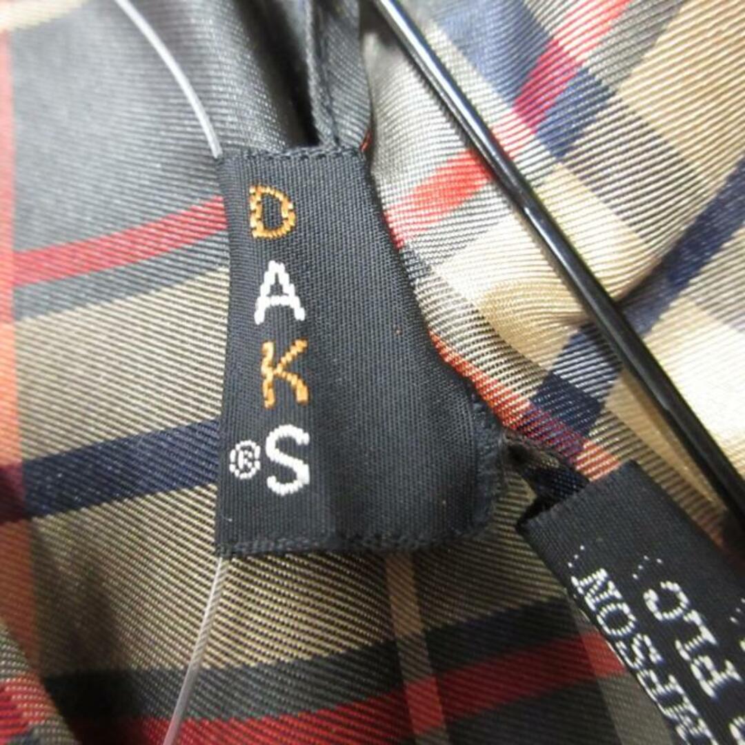 DAKS(ダックス)のDAKS(ダックス) 折りたたみ傘 - ダークグレー×ベージュ×マルチ チェック柄 化学繊維 レディースのファッション小物(傘)の商品写真