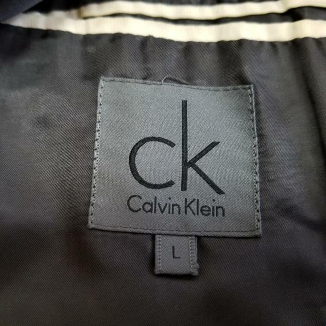 Calvin Klein(カルバンクライン)のCalvinKlein(カルバンクライン) コート サイズL メンズ - 黒 長袖/冬 メンズのジャケット/アウター(その他)の商品写真