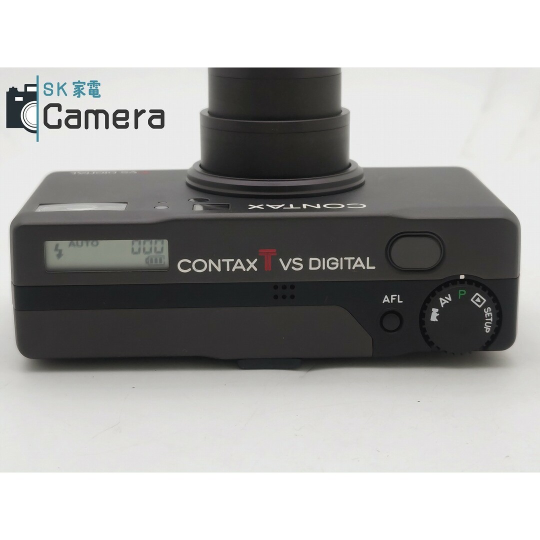 CONTAX(コンタックス)のCONTAX TVS DIGITAL Vario-Sonnar 7.3-21.9ｍｍ F2.8-4.8 T＊ BLACK チタン ブラックコンタックス 元箱一式 付 良 スマホ/家電/カメラのカメラ(コンパクトデジタルカメラ)の商品写真