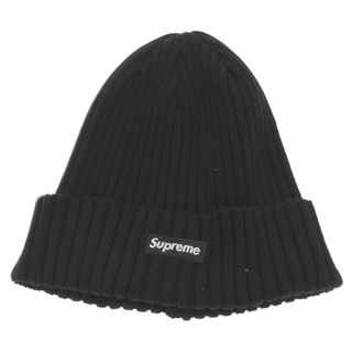 Supreme - SUPREME シュプリーム OVERDYED SMALL BOX LOGO BEANIE オーバーダイ スモールボックスロゴ コットンニットキャップ ビーニー ブラック