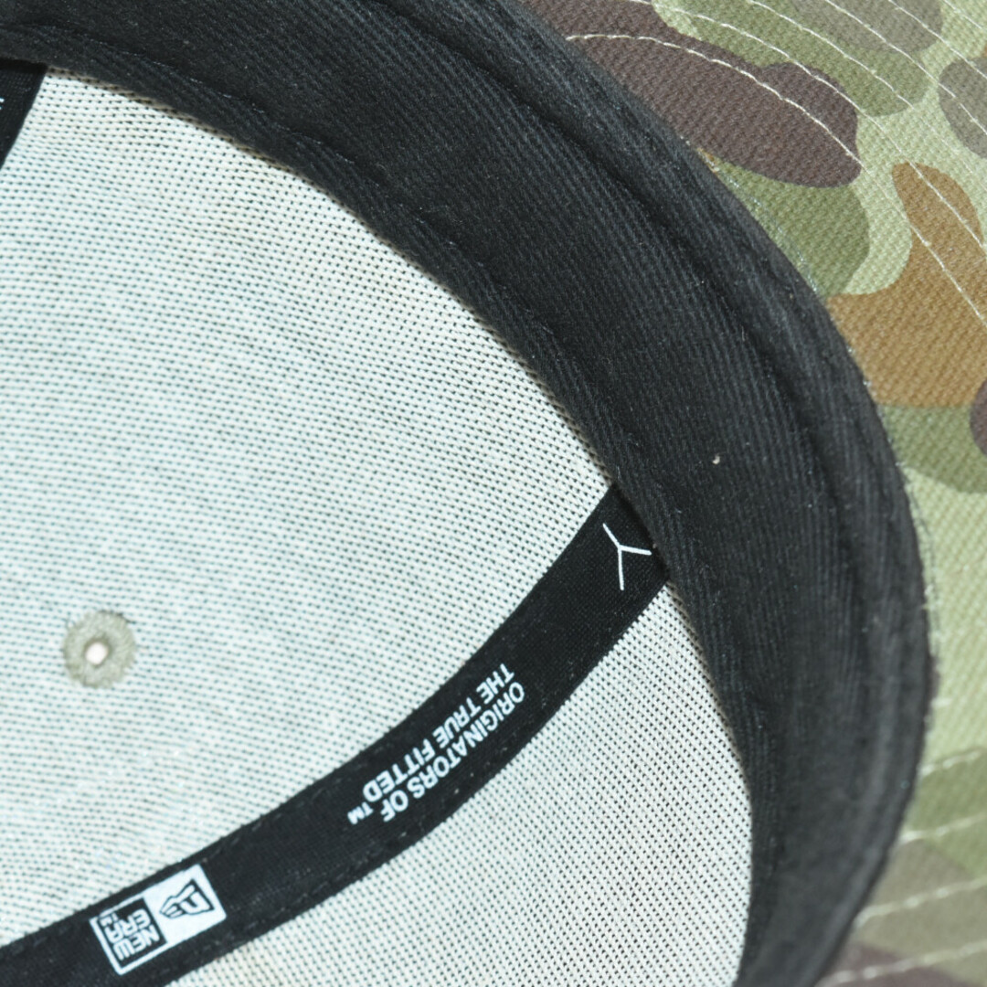 Supreme(シュプリーム)のSUPREME シュプリーム 07SS ×New Era Camo Side Logo Cap ×ニューエラ カモ サイドロゴ ベースボールキャップ 帽子 カーキ メンズの帽子(キャップ)の商品写真