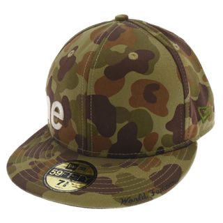 シュプリーム(Supreme)のSUPREME シュプリーム 07SS ×New Era Camo Side Logo Cap ×ニューエラ カモ サイドロゴ ベースボールキャップ 帽子 カーキ(キャップ)