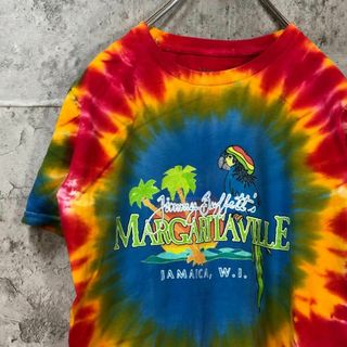 MARGARITAVILLE オウム ドレッドヘア タイダイ染め Tシャツ(Tシャツ/カットソー(半袖/袖なし))