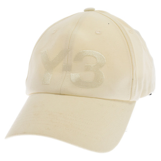 ワイスリー(Y-3)のY-3 ワイスリー CLASSIC LOGO CAP クラシック ロゴ刺繍 カーブキャップ 帽子 GK0628 23F001 ホワイト(キャップ)
