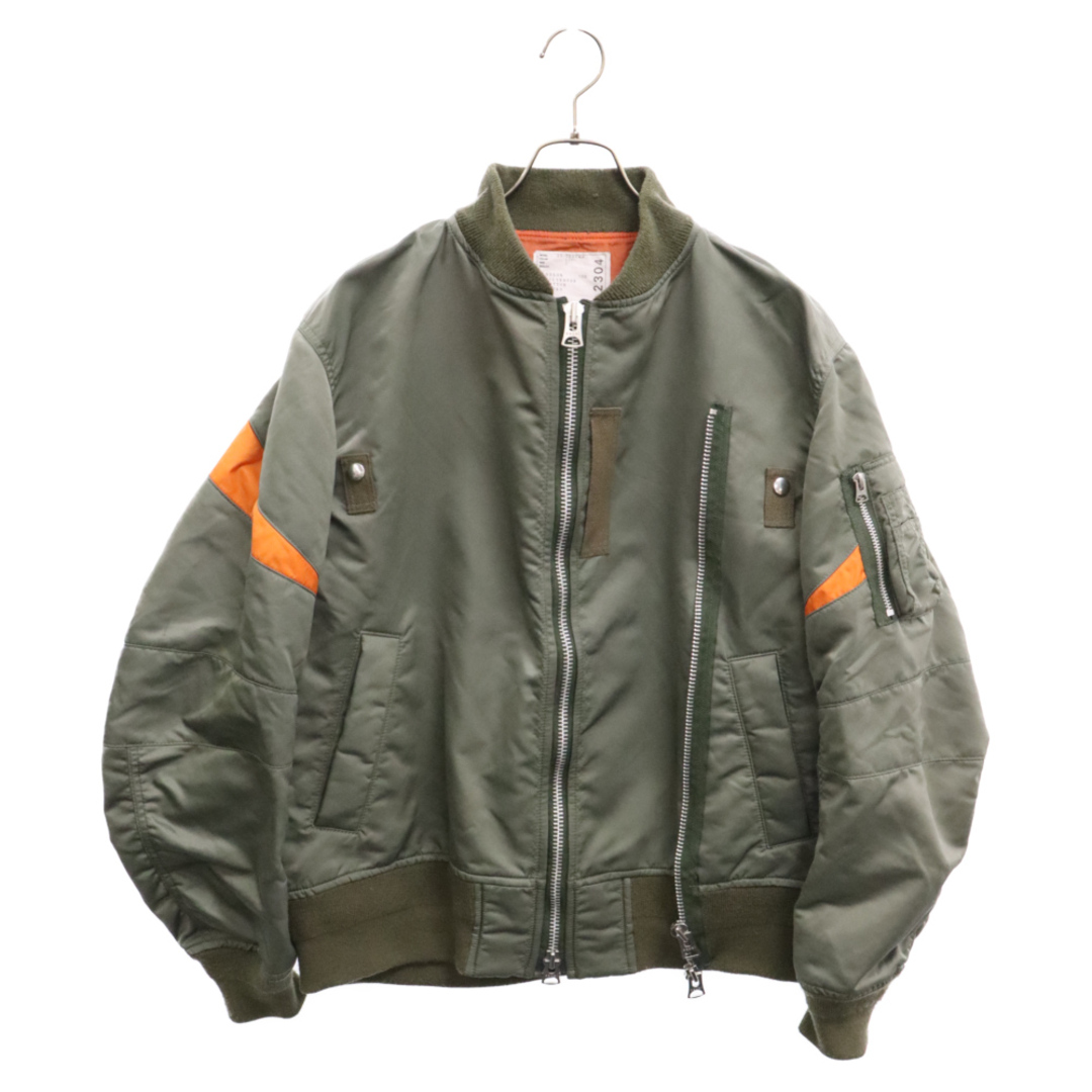 sacai(サカイ)のSacai サカイ 20SS MA-1 BOMBER JACKET ボンバー ジャケット 20-02304M カーキ メンズのジャケット/アウター(フライトジャケット)の商品写真