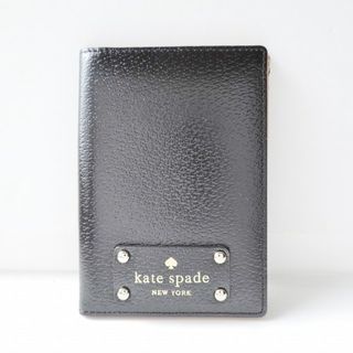 kate spade new york - Kate spade(ケイトスペード) 小物入れ - 黒 パスポートケース レザー