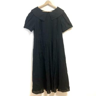 トゥービーシック(TO BE CHIC)のTO BE CHIC(トゥービーシック) ワンピース サイズ46 XL レディース - 黒 半袖/ロング(その他)