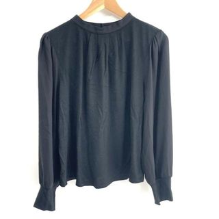 トゥービーシック(TO BE CHIC)のTO BE CHIC(トゥービーシック) 長袖カットソー サイズ46 XL レディース美品  - 黒(カットソー(長袖/七分))