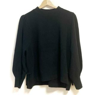 トゥービーシック(TO BE CHIC)のTO BE CHIC(トゥービーシック) 長袖セーター サイズ46 XL レディース - 黒(ニット/セーター)