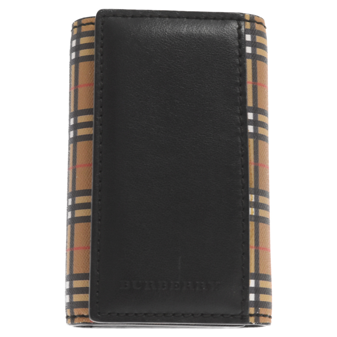 BURBERRY - BURBERRY バーバリー チェック柄 6連 レザーキーケース BURBERRY - BURBERRY バーバリー チェック柄 6連 レザーキーケース