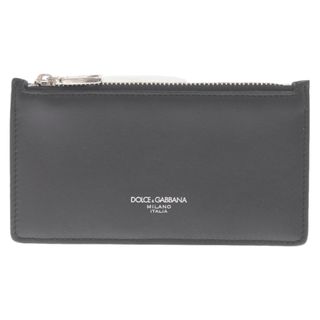 ドルチェアンドガッバーナ(DOLCE&GABBANA)のDOLCE & GABBANA ドルチェアンドガッバーナ 21AW HEAT-STAMPED LOGO Card holder ヒートスタンプド ロゴ カードホルダー スムースレザー フラグメントケース カードケース ブラック BP2527(名刺入れ/定期入れ)