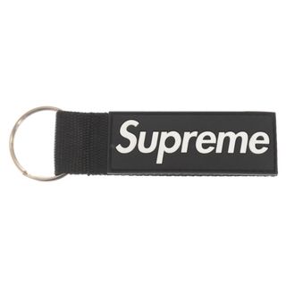 シュプリーム(Supreme)のSUPREME シュプリーム 23SS Webbing Keychain ウェビングキーチェーン キーホルダー ブラック(キーホルダー)