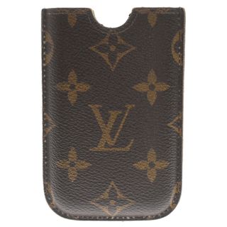 ルイヴィトン(LOUIS VUITTON)のLOUIS VUITTON ルイヴィトン モノグラム レザー モバイル ケース ブラウン 0402(その他)