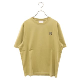 メゾンキツネ(MAISON KITSUNE')のMAISON KITSUNE メゾンキツネ ボールド フォックスヘッド パッチ コンフォート 半袖Tシャツ フロント刺繍 カーキー レディース MW00127KJ0119(Tシャツ(半袖/袖なし))