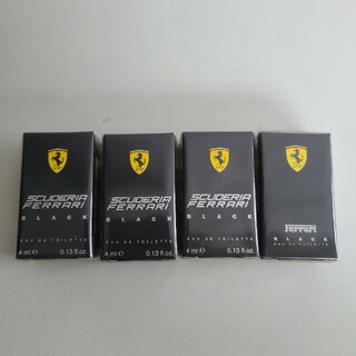フェラーリ(Ferrari)の新品未開封Ferrari　フェラーリ　ブラック　オードトワレ4ml(香水(男性用))