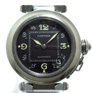 カルティエ(Cartier)のCartier(カルティエ) 腕時計 パシャC W31043M7 ボーイズ SS 黒(腕時計)