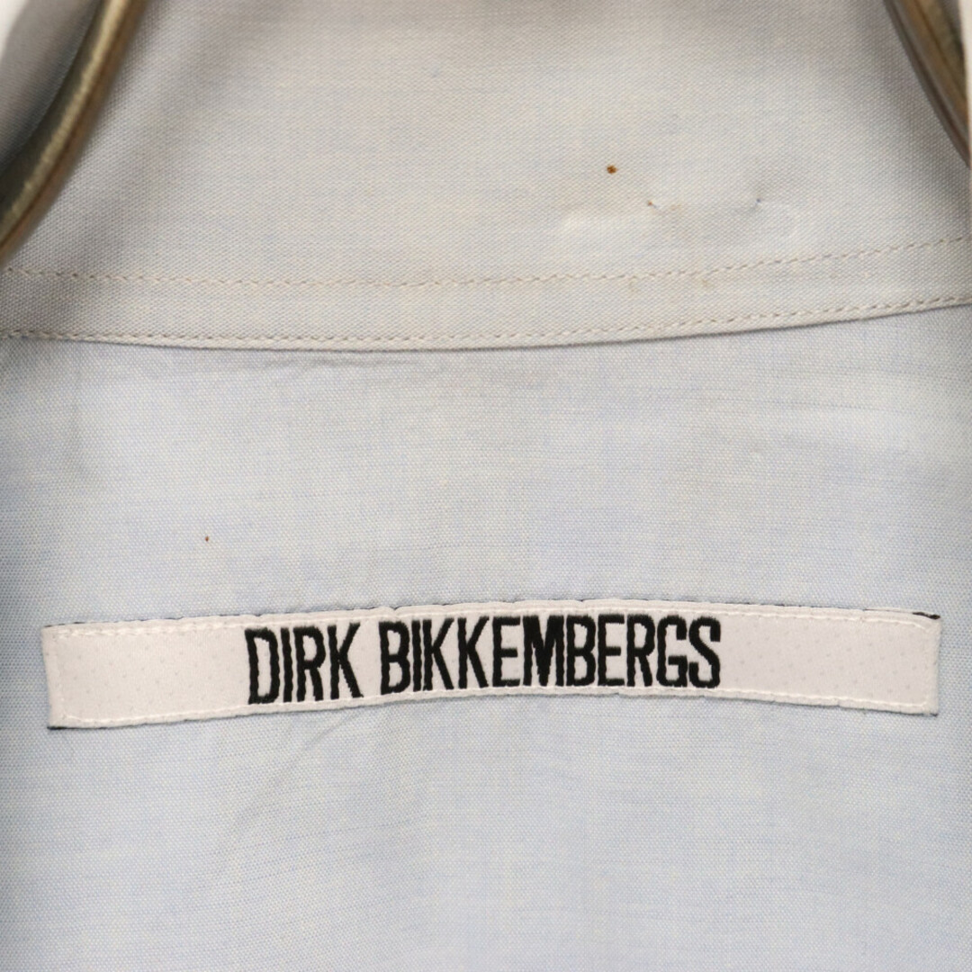 DIRK BIKKEMBERGS(ダークビッケンバーグ)のDIRK BIKKEMBERGS ダークビッケンバーグ コットン 長袖ボタンシャツ ブルー メンズのトップス(シャツ)の商品写真