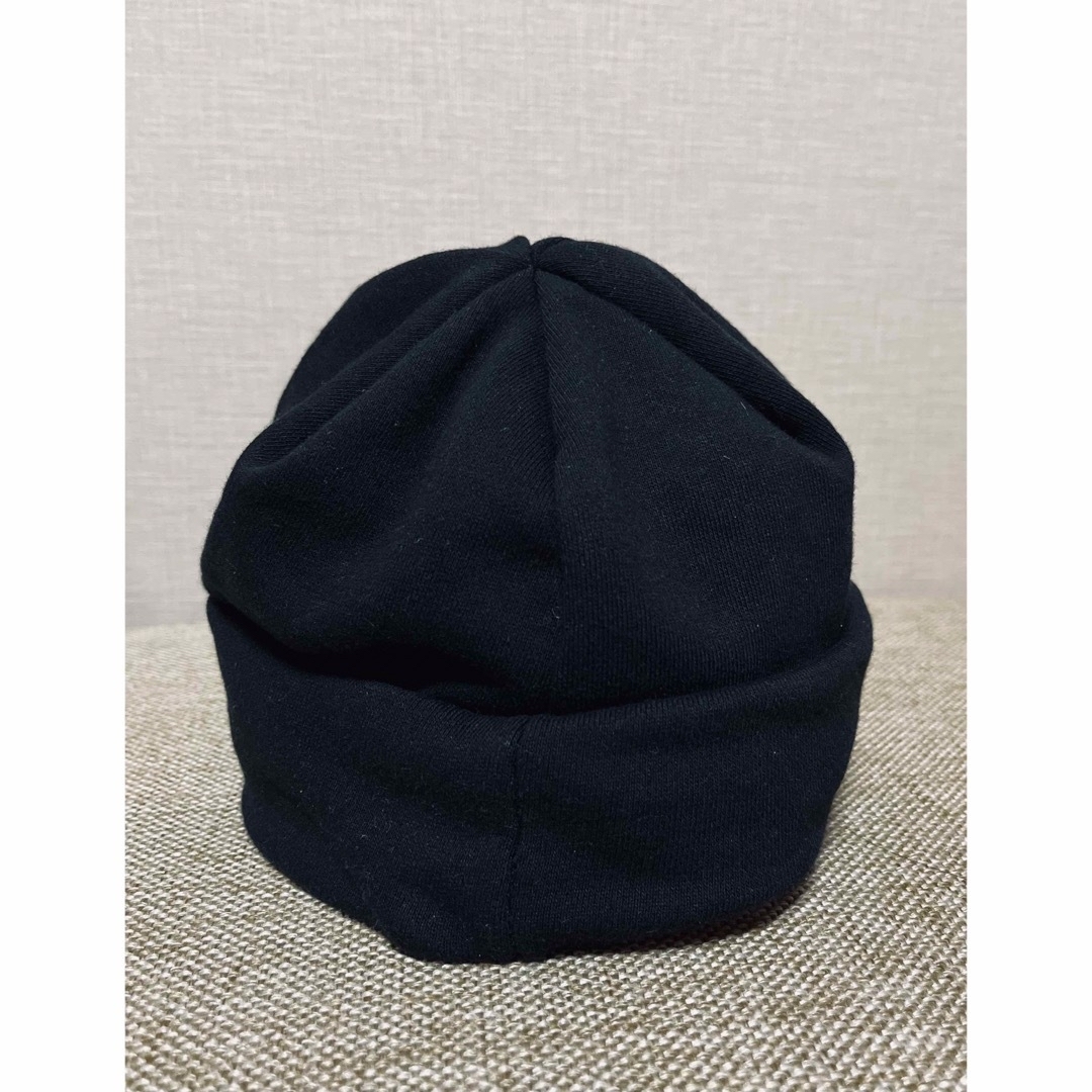 UVカット　コットン100％　ハット　キャップ　ブラック レディースの帽子(キャスケット)の商品写真