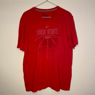 ナイキ(NIKE)の【US古着】ナイキ00s OHIOカレッジ プリントTシャツ デザイン古着(Tシャツ/カットソー(半袖/袖なし))