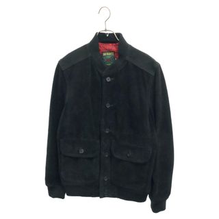 シュプリーム(Supreme)のSUPREME シュプリーム 14SS×SCHOTT SUEDE BOMBER JACKET×ショット スエード ボンバージャケット ブラック(フライトジャケット)