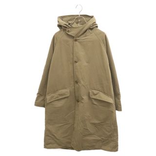 コモリ(COMOLI)のCOMOLI コモリ 19AW フーデッド ミリタリー ロング コート ベージュ Q03-04012(モッズコート)