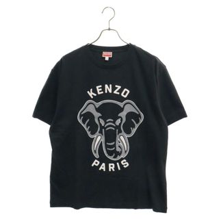 ケンゾー(KENZO)のKENZO ケンゾー Varsity Jungle オーバー サイズ 半袖Tシャツカットソー ブラック FD65TS0064SG(Tシャツ/カットソー(半袖/袖なし))