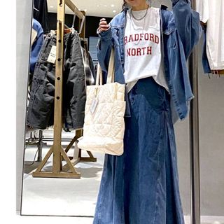 ニコアンド(niko and...)の新品⭐︎ニコアンド⭐︎ 人気スタッフプロデュース企画]BIGデニムシャツ(シャツ/ブラウス(長袖/七分))