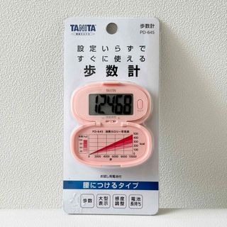 【新品】タニタ 振子式歩数計 万歩計 PD-645-PK ピンク 《送料込》(その他)