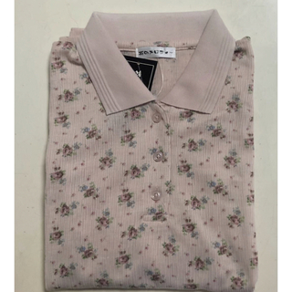 Ｍ-L 大特価 レディース 7分袖ポロシャツ レディース フリサイズ 七分袖(ポロシャツ)