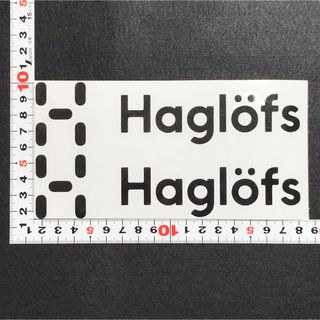 送料無料！二枚セット！Haglofsホグロフスカッティングステッカー