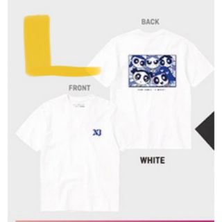 newjeans tシャツ box 白 渋谷109 t shirts(Tシャツ/カットソー(半袖/袖なし))