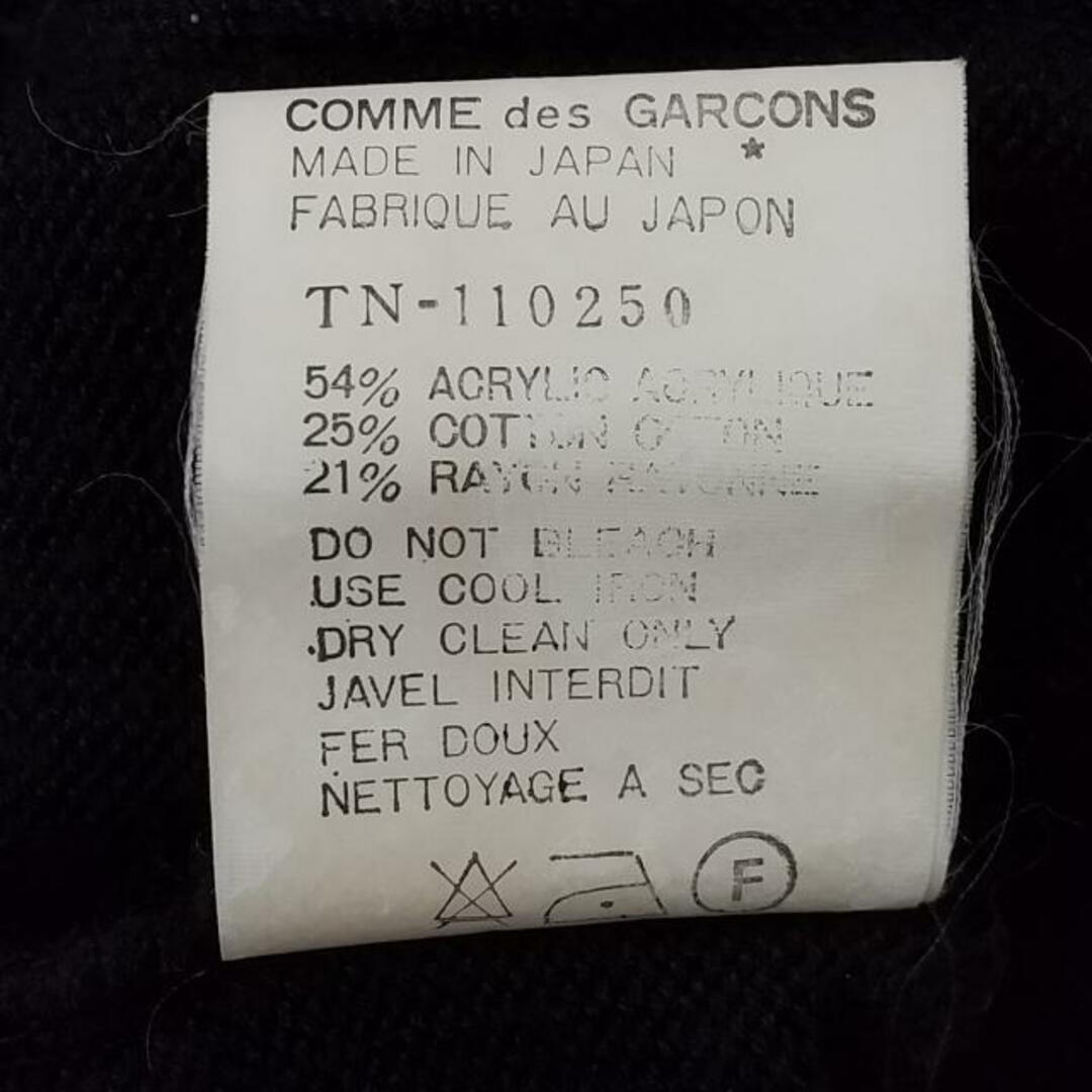 tricot COMMEdesGARCONS(トリココムデギャルソン) 長袖セーター レディース美品  - 黒 Vネック レディースのトップス(ニット/セーター)の商品写真