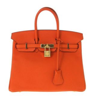 エルメス(Hermes)のHERMES(エルメス) ハンドバッグ バーキン25 オレンジ ゴールド金具 ヴォースイフト(ハンドバッグ)