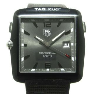 タグホイヤー(TAG Heuer)のTAG Heuer(タグホイヤー) 腕時計 プロフェッショナル スポーツ WAE1113/WAE1113.FT6004 メンズ ラバーベルト ダークグレー(その他)