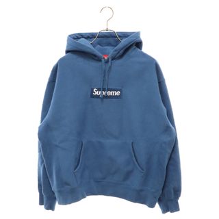 シュプリーム(Supreme)のSUPREME シュプリーム 23AW BOX Logo Hooded Sweatshirt ボックスロゴ クルーネックスウェットパーカー ブルー(パーカー)