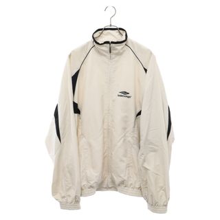 バレンシアガ(Balenciaga)のBALENCIAGA バレンシアガ 3B SPORTS ICON TRACKSUIT スポーツアイコン トラックスーツジャケット ジップアップブルゾン アイボリー 746483 T0048(フライトジャケット)