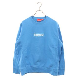 シュプリーム(Supreme)のSUPREME シュプリーム 18AW Box Logo Crewneck ボックスロゴ クルーネックスウェット トレーナー ブルー(スウェット)