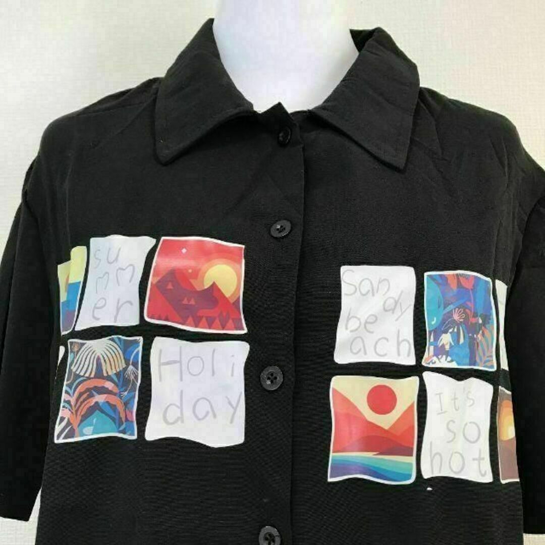 ユニセックス シアー シースルー 透け感半袖シャツ 個性的デザイン 羽織 メンズのトップス(シャツ)の商品写真